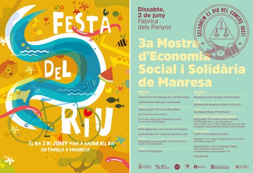 La riba del Cardener esdevé dissabte l'epicentre de Manresa amb la Festa del Riu i la Mostra d'Economia Social