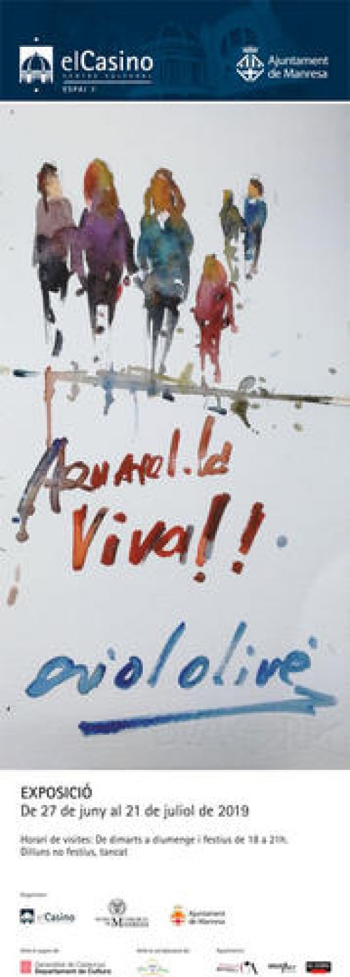 Demostració d'aquarel·la en viu, a càrrec d'Oriol Olivé, demà al Casino