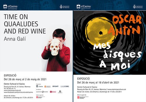 El Centre Cultural el Casino estrena demà dues exposicions dels artistes Anna Galí i Òscar Antin