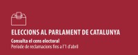 A partir d'avui es pot consultar el Cens Electoral per a les eleccions al Parlament de Catalunya 