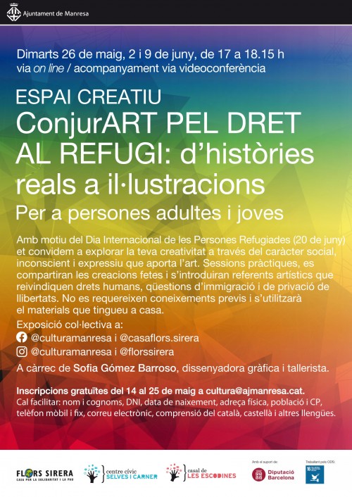 L'Ajuntament organitza un segon Espai Creatiu via 'on line' sobre il·lustració i dret al refugi