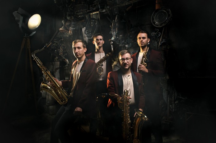 El revolucionari quartet de saxos Kebyart actuarà aquest diumenge al migdia al Teatre Conservatori